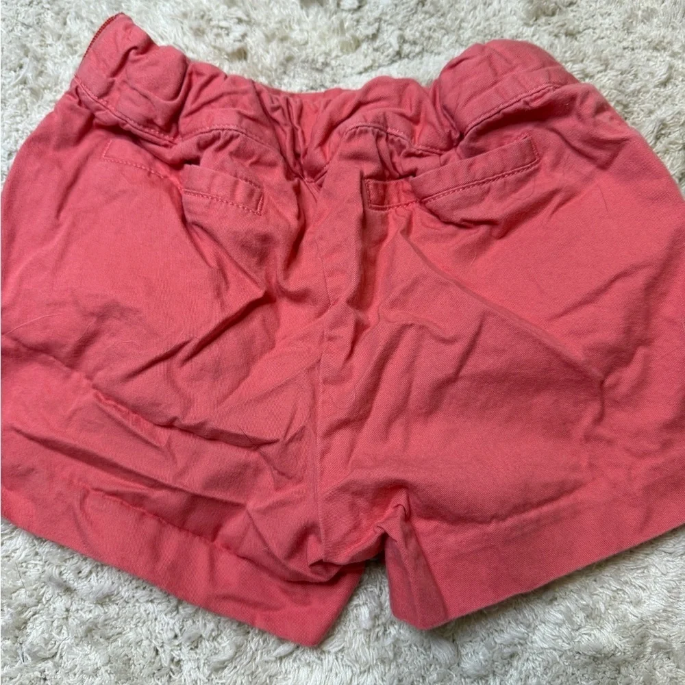 Janie and Jack Size 5 Adjustable Coral Shorts